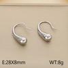 Korean Fashion Titanium Steel Line Earrings for Women