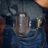 VIPERADE PJ31 Belt Flashlight EDC Pocket Pouch Leather Belt Sheath EDC Holster Multi-Tool Sheath, Holster, Men's Sheath, (Brown)