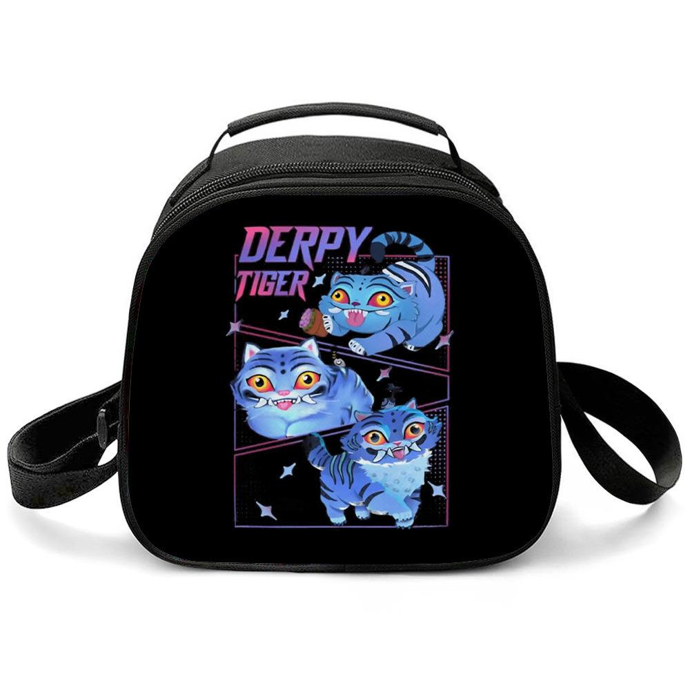 KPOP Witch Hunters Printed Cartoon Student Warm Lunch Bag Messenger Bag