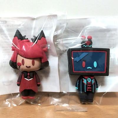 Set 2 Hazbin Hotel Rubber Mini Figure Alastor Vox ROUND1 Limited 2026