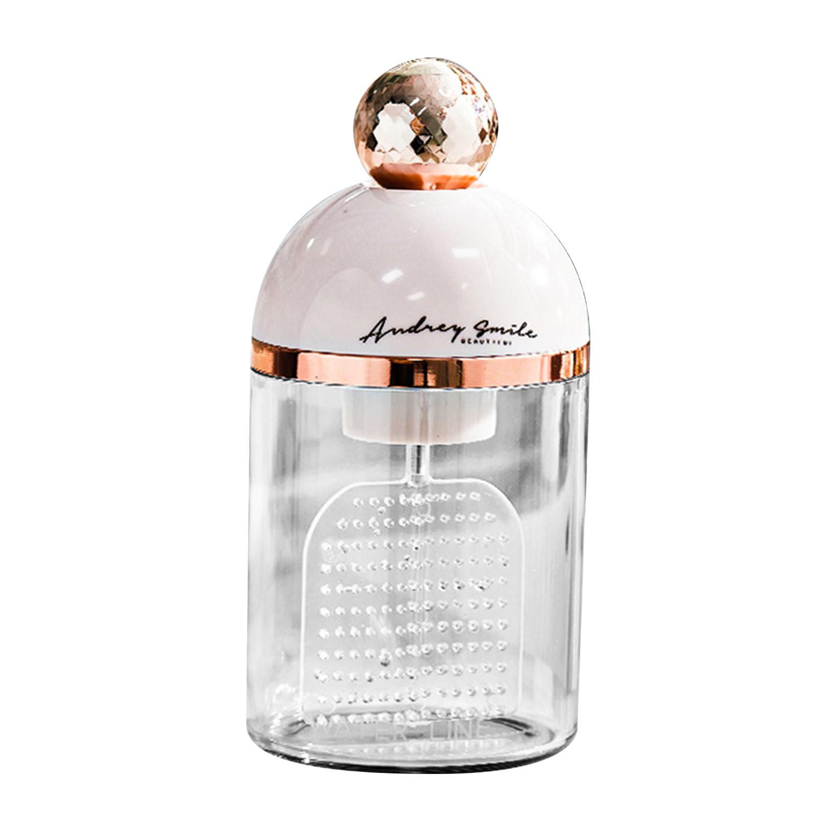 Автоматический пенообразователь Мини-машина для умывания Пенообразователь для лица Контейнер большой емкости для ванной комнаты Настольный Пенообразователь Очищающее средство для лица розовый