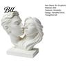 Entrance Hall Table Decor 3D Printed Couple Hugging Kissing Statue, Modern Minimalist Art Sculpture Anniversary Gift for Couples Desk Shelf, Romantic