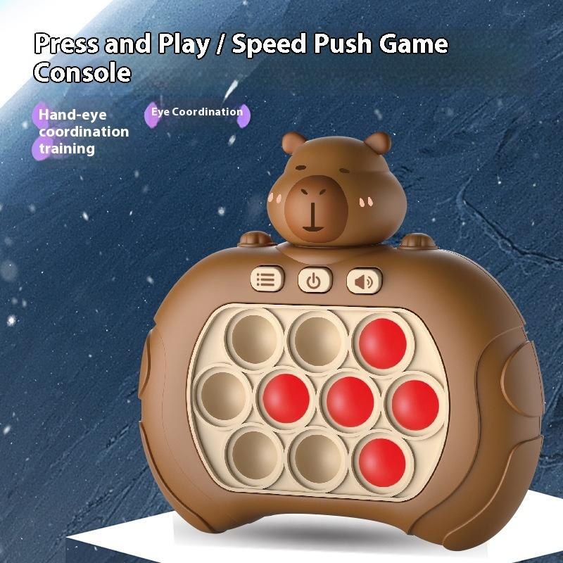 

Children s customs clearance, quick push game console, whack-a-mole press music, logical thinking, concentration, puzzle, decompression toys