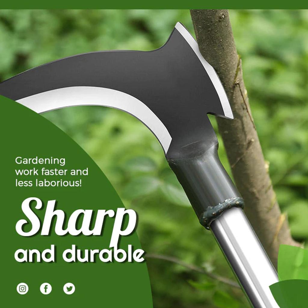Foice de Aço de Alto Manganês Multifuncional Foice Dupla Cortar Madeira Cortar Ervas Daninhas Foice Ferramenta Agrícola de Jardim