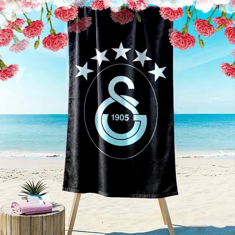 Galatasaray SK Beach Towel Suitable for Various Scenarios Such As Kitchen, Bathroom and Beach Swimming