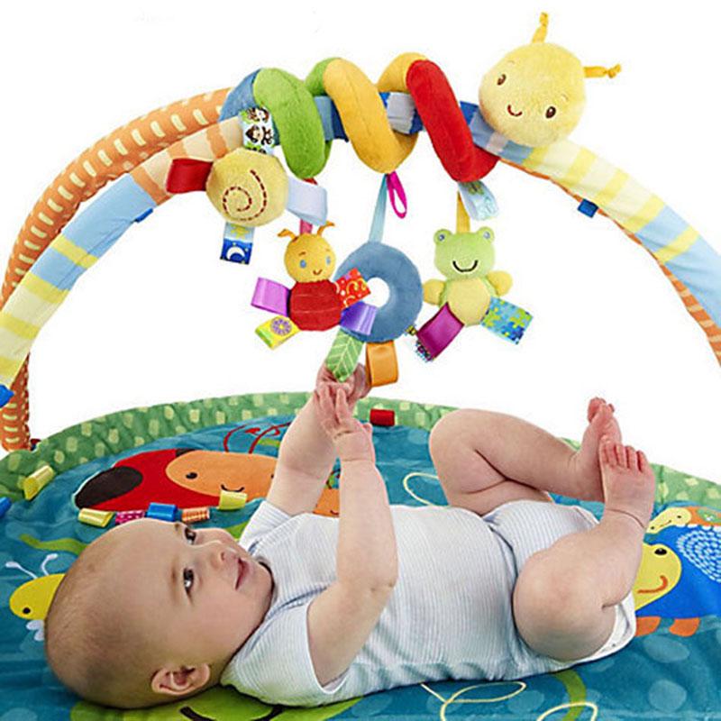Lovely Cartoon Animal Baby Toy Newborn Educational Sound Mobiles Infant Bed Stroller Hanging Toys