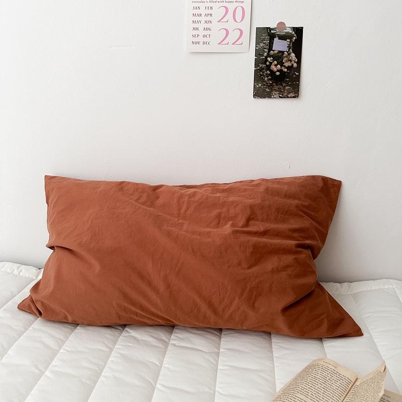 

Хлопковые наволочки в корейском стиле 1 шт. Съемные Домашние декоративные Для девочек Свадебные Супермягкий чехол для подушки Наволочка-конверт 48x74cm 1pc