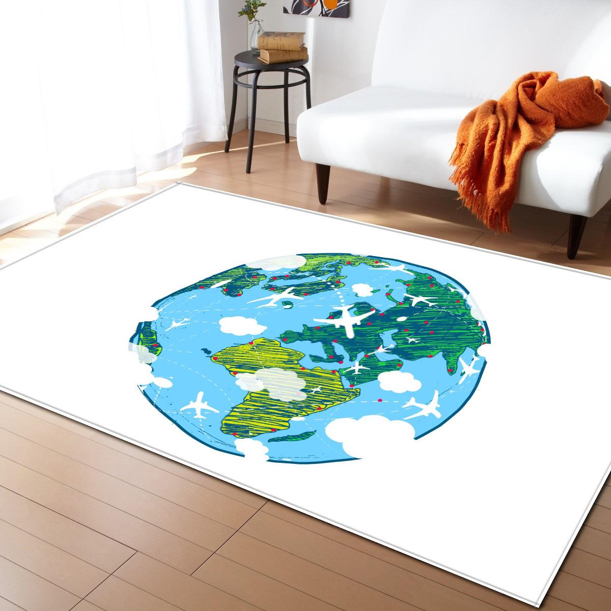 

Fresh Door Mat Bathroom Floor Mat Kitchen Living Room Carpet Generation 99.1*152.4cm