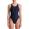 Nike Solid Color Casual Sleeveless One-Piece Swimsuit Women swimsuit Navy-Blue NESS8370-440