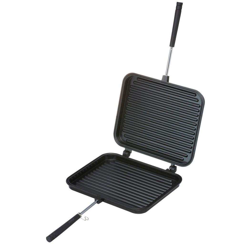 LOGOS Grill-Sandwichpfanne 81062246 Schwarz (ca.) Breite 23 x Tiefe 41 x Höhe 4,5 cm