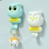 Owl-Shape Hook Multipurpose Hat Scarf Key Hanging Hook Wall Storage Rack Kitchen Bathroom Organizer Hanger