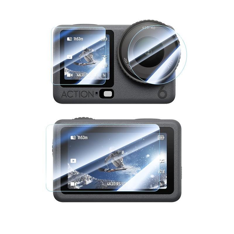 DJI Osmo Action 6 Tempered Glass Film - Explosion-proof & Anti-Fingerprint Protector