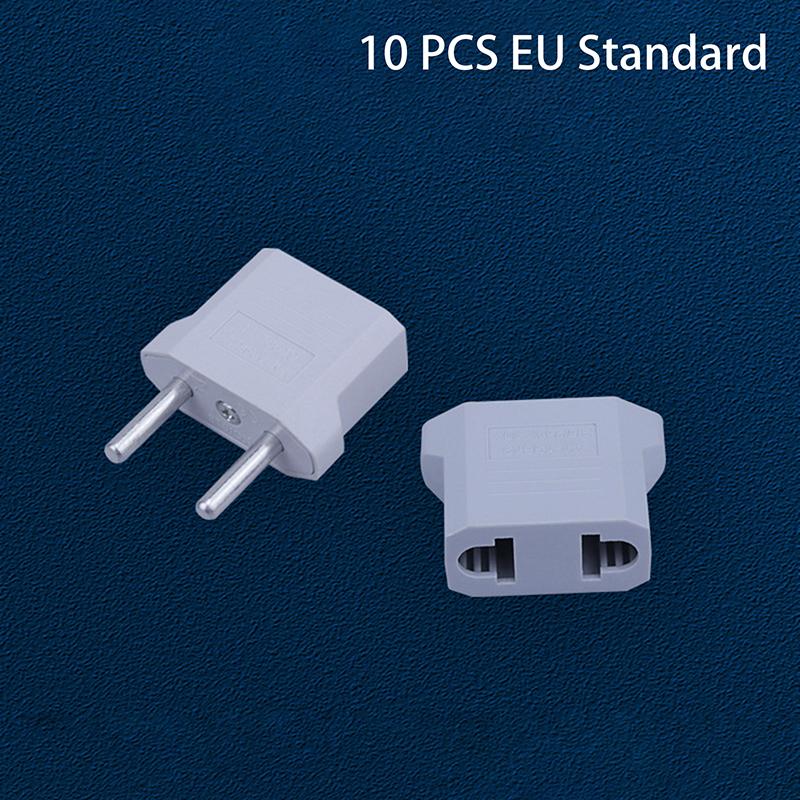 5/10Pcs Us To Eu Conversion Plug Eu To Us Us To Au Flat Plug To Dual Use