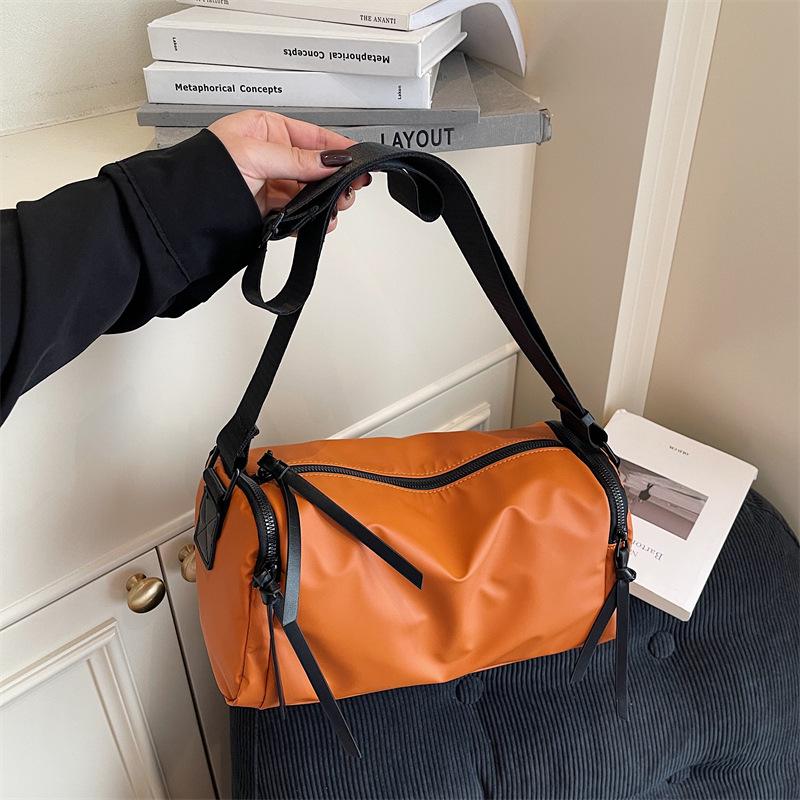Bolsa Cruzada Inflável para Viagem Feminina - Versátil, Casual para Armazenamento ao Ar Livre e Bolsa de Ombro para o Dia a Dia