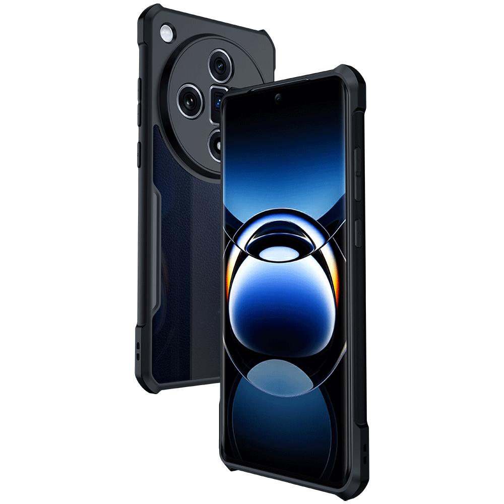 XUNDD For Oppo Find X7 Ultra Case Soft TPU + Acrylic Transparent Back Panel Phone Cover A