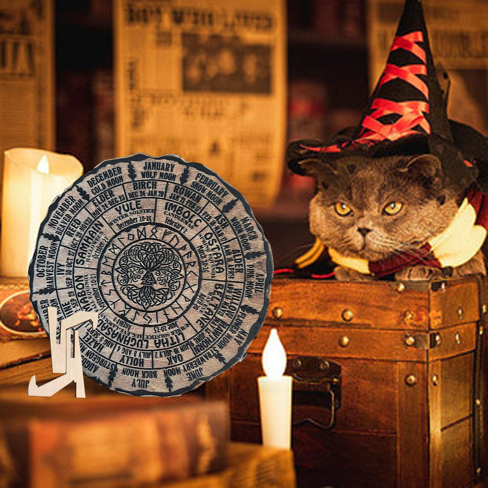 

Настольный календарь, украшение, подарок, коллекция, художественное произведение, многоразовый настольный круглый диск Style A