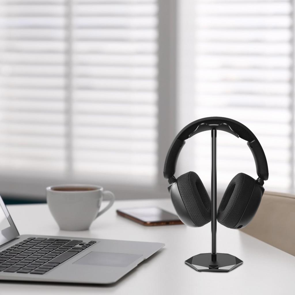 Yousheng Gaming Headset Stand Rack Desktop Organizer with Anti-slip Base Arched Design High Stability Universal Headphone Display Bracket