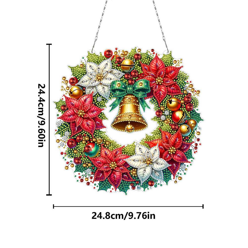 2D Flat Christmas Acrylic Special Shape Goblin DIY Diamond Painting Dots Pendant Diamond Painting Decor DIY Diamond Art Pendant