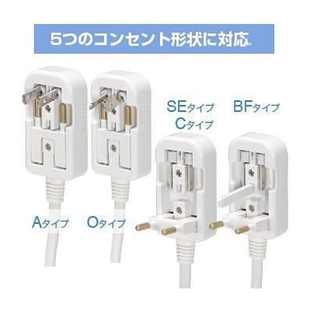 Yazawa Corporation Transformable Plug Transformer for Heating Appliances, 1000W, HTDM130240V1000W, for Overseas Use