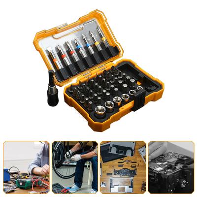 Kit di Punte per Avvitatore Versatile (50pieces) Perfetto per Manutenzione Automobilistica, Riparazione Elettronica, Fissaggio Domestico