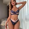 BH-Tanga-Set, sexy Spitzen-Unterwäsche für Damen, Höschen, verstellbarer BH