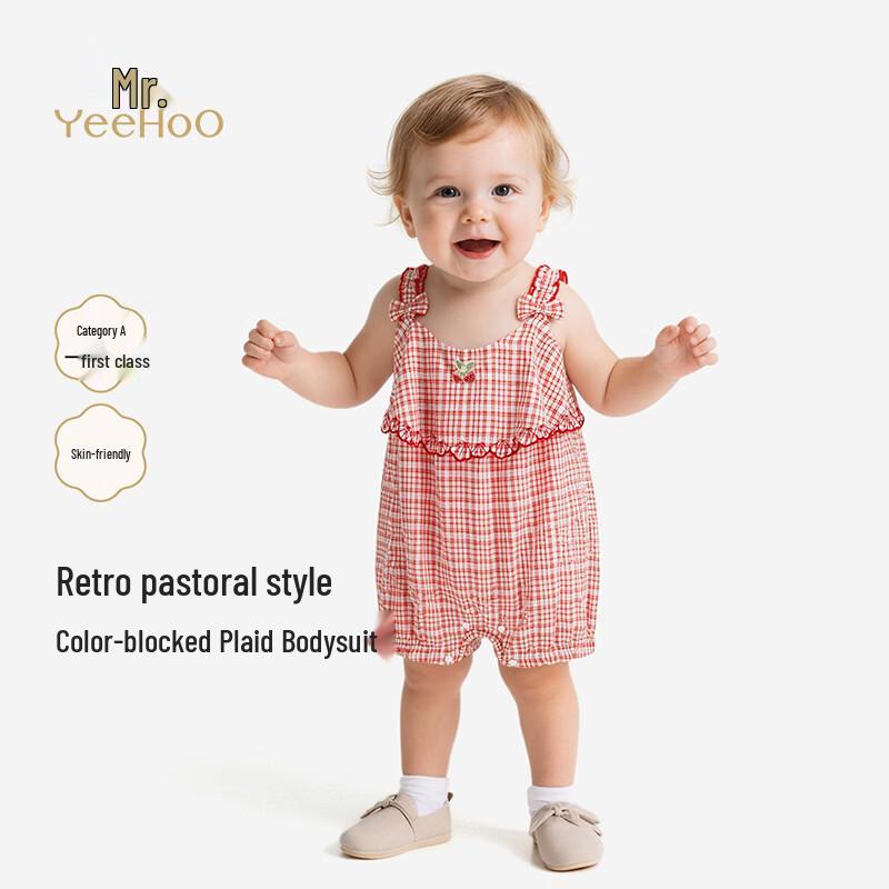 YEEHOO Baby Girl Sleeveless Romper 66