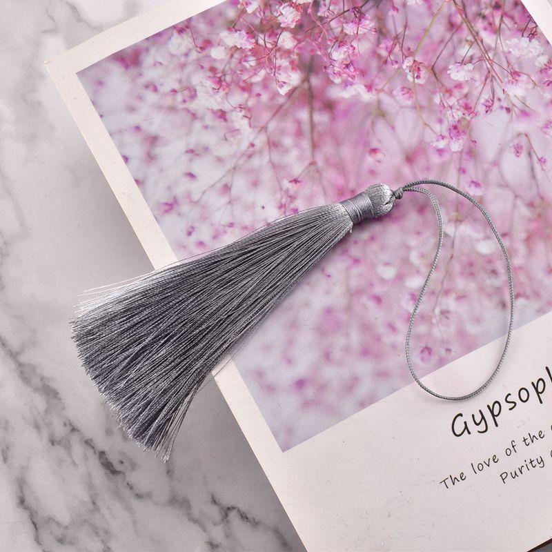 10CM Ice Silk Tassel Tassels Ancient Style Sachet Fan Pendant Bookmark Pendant Ear Diy Handmade Material Fringe Trim