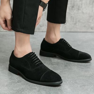 Novos Sapatos Oxford Masculinos com Cadarço Bico Fino Casuais de Couro Planos Designer Sapatos de Balada Clássicos Confortáveis Sapato de Casamento Sapato de Negócios