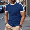 Men's Summer Loose Casual T-shirt and Summer Short-sleeved Breathable Top