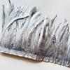 10 Meter 25-30CM Golden Silver Chicken Rooster Tail Feathers Trims Strip for Wedding Party Clothing Rooster Feather Trim