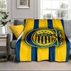 Rosario Central Crest Portable Blanket/Soft Blanket Bedding Blanket Suitable for Travel Camping Living Rooms Offices Sofas Fan Gifts