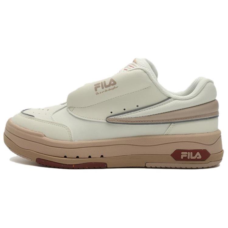 FILA Mix Skate Dance Shoes  White Brown  Women s F12W344201FGR 36