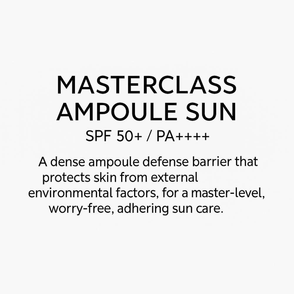 JUNG SAEM MOOL Masterclass Ampoule Sun (50ml) – SPF50+ PA++++ Ultimate UV & Environmental Defense