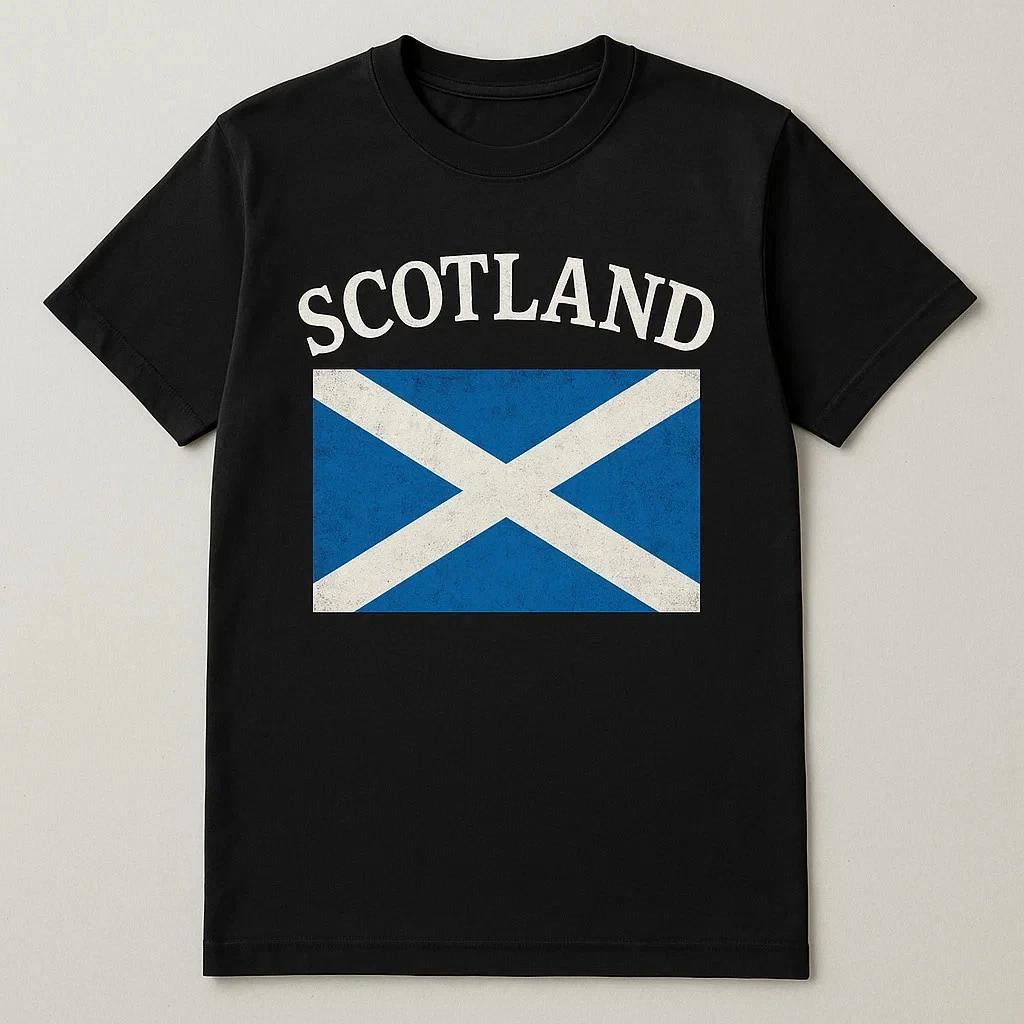 Schottland T-Shirt – Flaggenmotiv für Highland-Liebhaber, Geschenkidee, Fun Des XXXXL