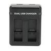 Dual Camera Battery Chager Multifunctional Rapid USB Battery Charger for AHDBT‑501 601 701 801