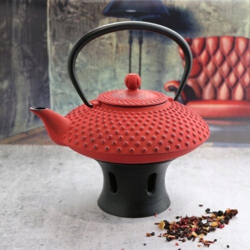 CAST IRON KETTLE INFUSER FOR TEA AND HERBS