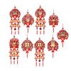 Zodiac Lunar New Year Pendant Elegant Tassel Hanging Decoration for Door Home Festive Decor 2026