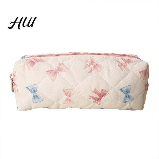 Erweiterte Basis Stifteetui Schleife/Blumenetui, Beuteltasche mit großem Fassungsvermögen, Wasserdichtes Schreibwaren Stilvolle Stifttasche Für Mädchen Perfektes Geschenk für Schüler Kinder