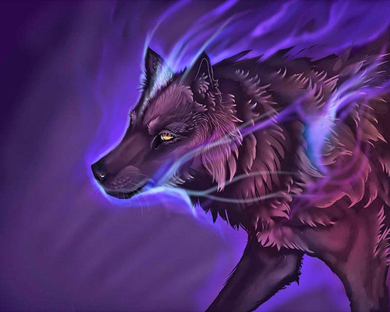 5D DIY Diamond Painting Animal Wolf Full Square/Round Diamond Embroidery Cross Stitch Mosaic Handmade Gift