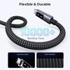 UGREEN Uno Type C kaabel 100W/5A PD3.0 ülikiire laadimine E-maker kiip LED naeratuse visualiseerimine nailonpunutis Kõrge vastupidavus USB C to USB C ühilduv w