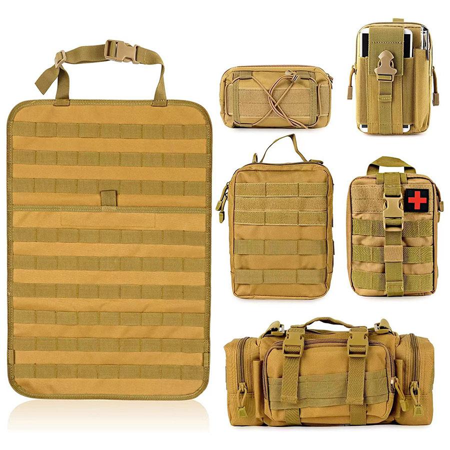 Multifunktions 55*37CM 600D 6PCS In 1 Auto Rücksitz Hängen Lagerung Veranstalter
