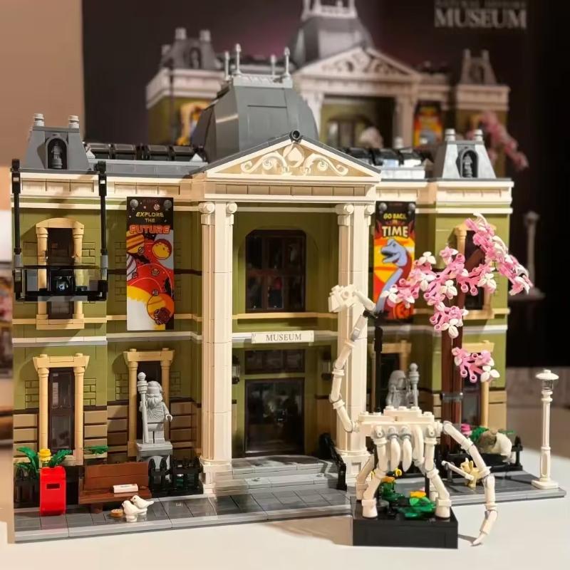 

Creatoring Expert Brick Bank Detective s Assembly Square Model MOC Street View Конструктор Игрушки 10255 10251 10211 10185