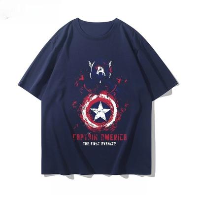Marvel Partnerbekleidung Herren Halbshirt Sommerkleidung Jugend Kurzarm-T-Shirt Lässig Sport Beliebtes Oberteil Kurzarm-T-Shirt