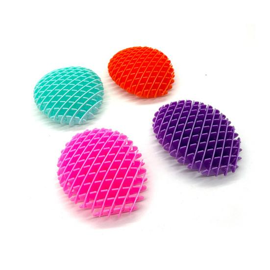 Colorful Worm Fidget Toy Funny Portable Stress Relief Decompression Deformation Worm