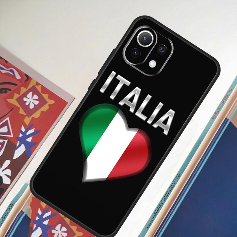 Italy Flag Case For Xiaomi 13 14 15 Ultra 13T 14T 15T 17 Pro Max Cover For POCO X7 X5 X6 F5 F6 F7 Pro