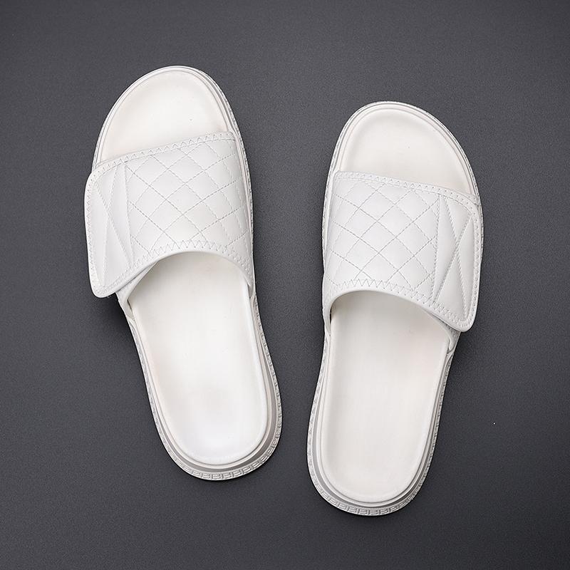 Fashion Fashion Male Slippers New Arrival Mens Summer Shoes Non-slip Soft Slides Comfort Sandals Simple Mens Trendy Half Drag Flip-flops