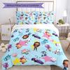 3pcs Gabby’s Dollhouse Bedding Set Duvet Cover Closure Includes 1 Duvet Cover & 2 Pillowcases, Soft and Comfortable for All Seasons.