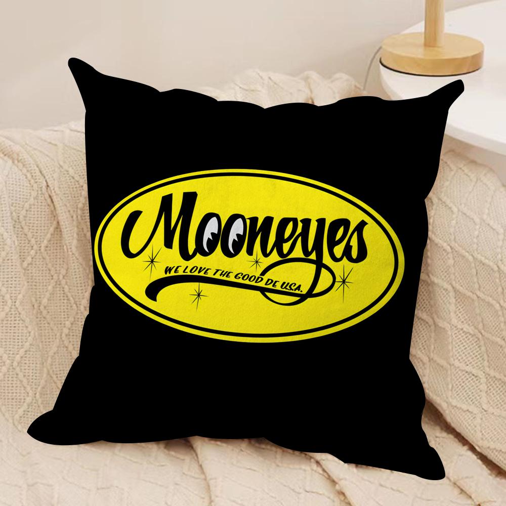 Fashion MMooneyes Cushion Cover Soft Plush Fabric DoubleSided Printed Sofa Cushion Cover for All Seasons Home Decor Gift 30x30cm