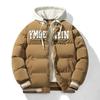 Men's Thickened Detachable Two-Piece Winter Cotton Jacket - Casual, Warm & Loose Couple Style