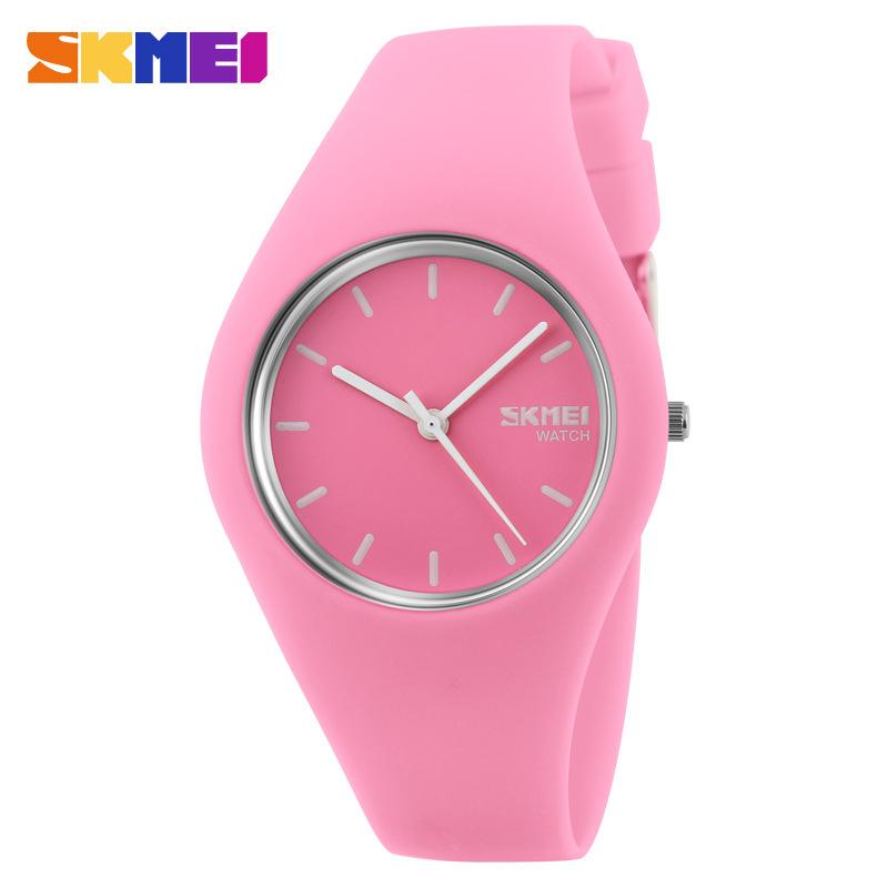 

Fashion trend silicone quartz watch ultra-thin simple and exquisite gift watch 9068